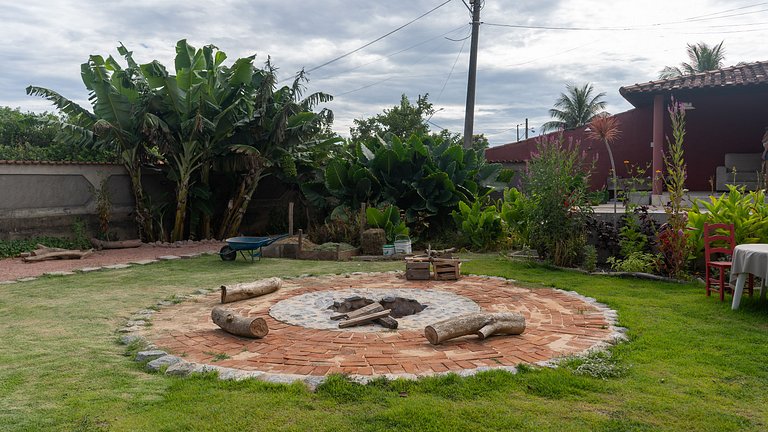 Acesso à Praia - Casa Rústica em Meio à Natureza