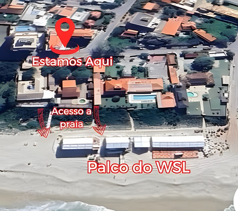 Acesso à Praia - Melhor Localização